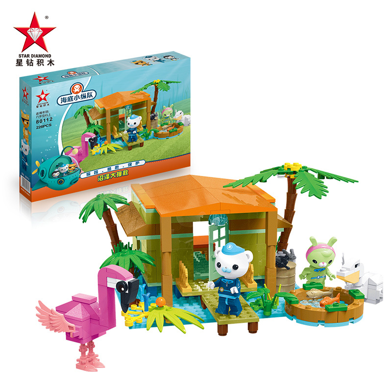 Kids Education Movies - Octonauts Cartoon Bouwstenen DIY Assembleren Speelgoed