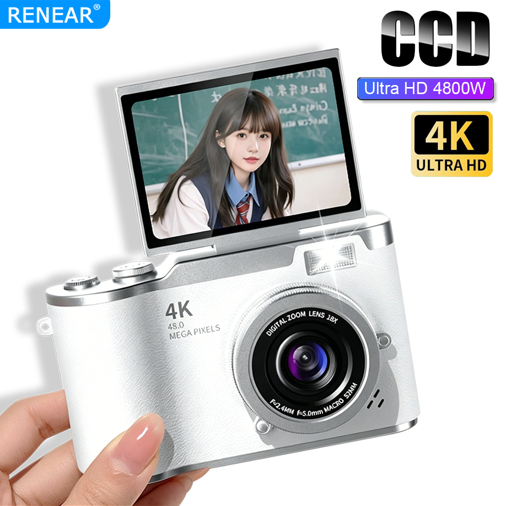 Kids Education News - Draagbare 4K CCD Digitale Camera HD