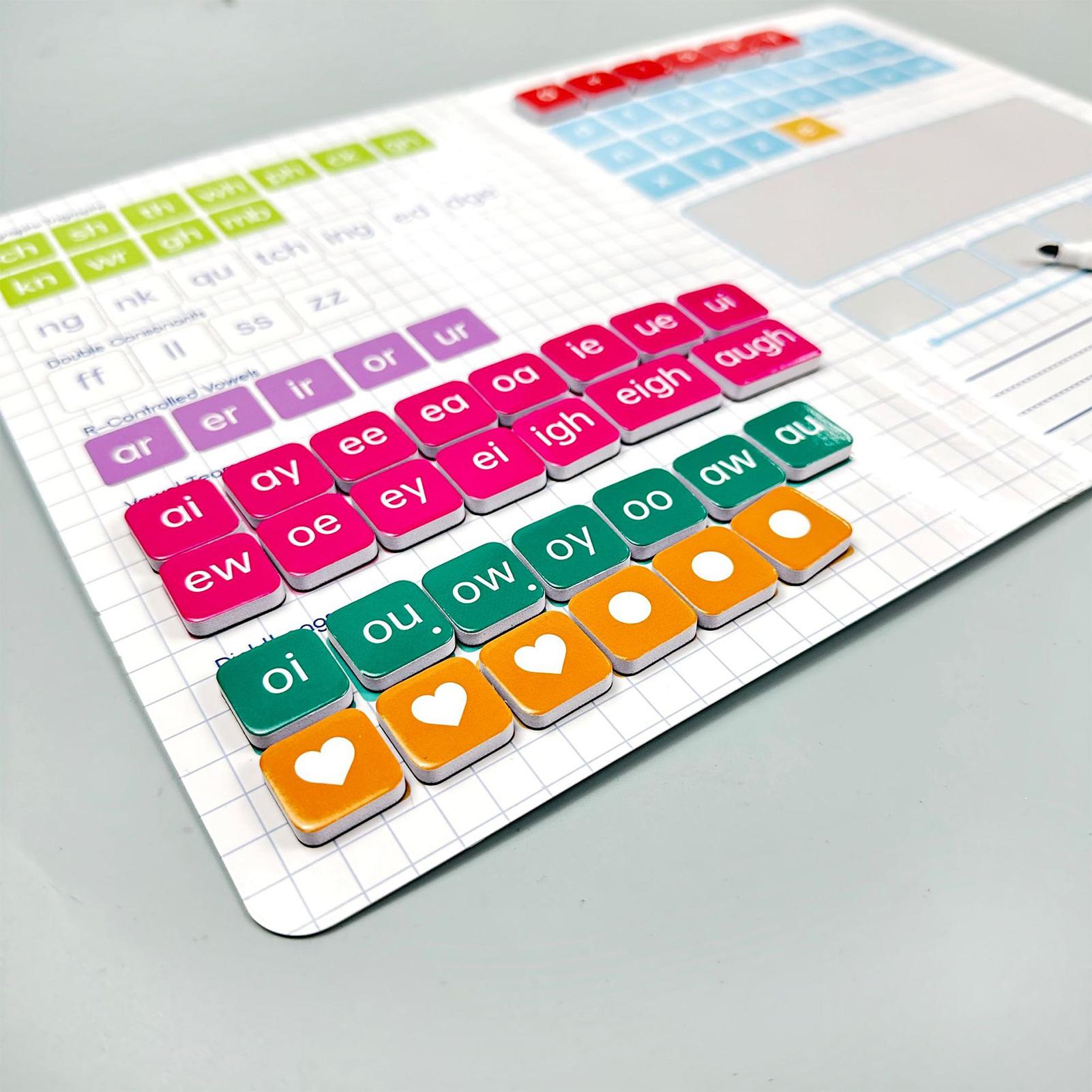Kids Education Learning - Lettertegels voor klanken- en spellingonderwijs, compleet