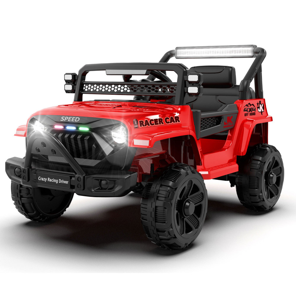 Kids Education Age - 12V Elektrische Kinderauto met Ouderbediening, 2WD,
