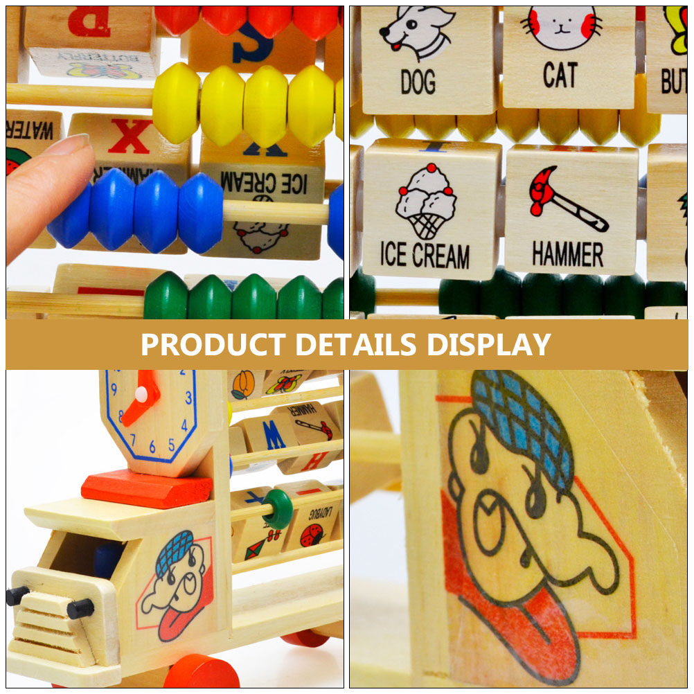 Houten standaard voor een reke - Kids Education Calculator recensie en prijs