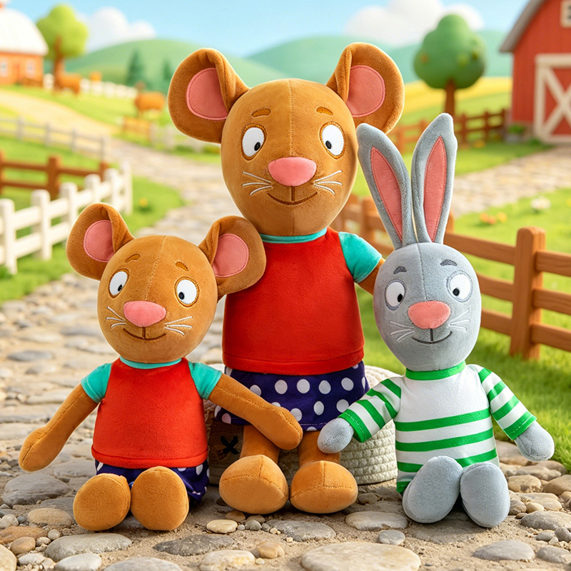 30/60cm Kawaii Pip en Posy Plu - Kids Education Movies recensie en prijs