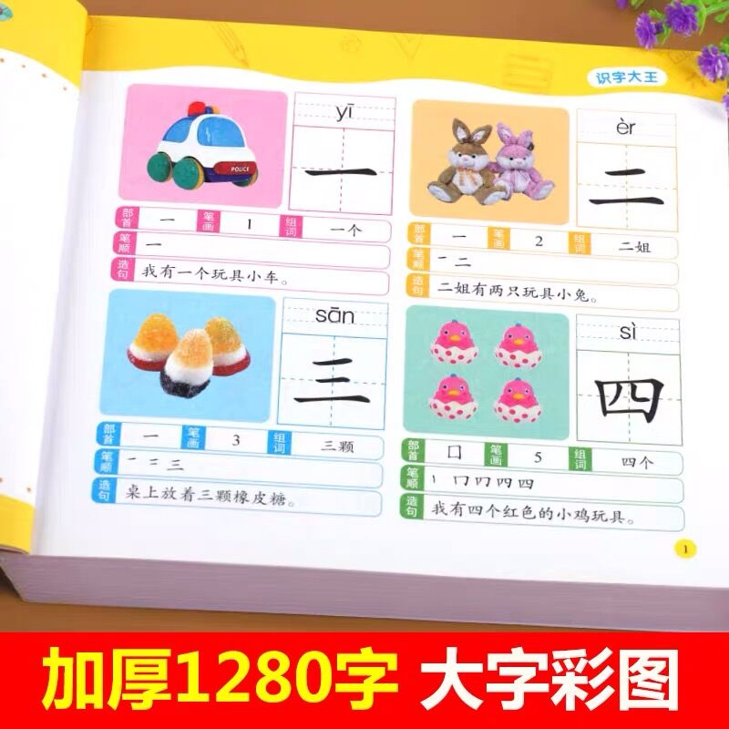 1280 Woorden Chinese Karakters - Kids Education Words recensie en prijs