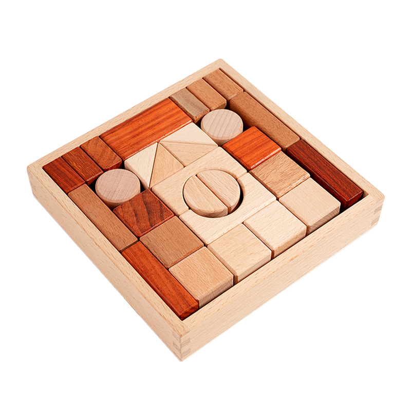29 Stuk Hout DIY Bouwsteen Nie - Kids Education Age recensie en prijs