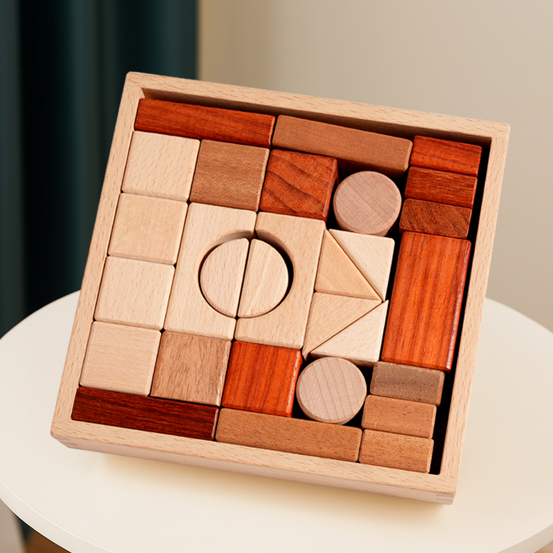 29 Stuk Hout DIY Bouwsteen Nie - Kids Education Age recensie en prijs