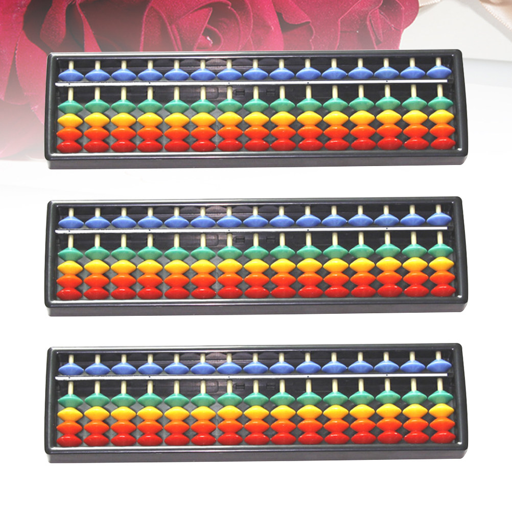 3 stuks plastic rekenrek met 1 - Kids Education Calculator recensie en prijs