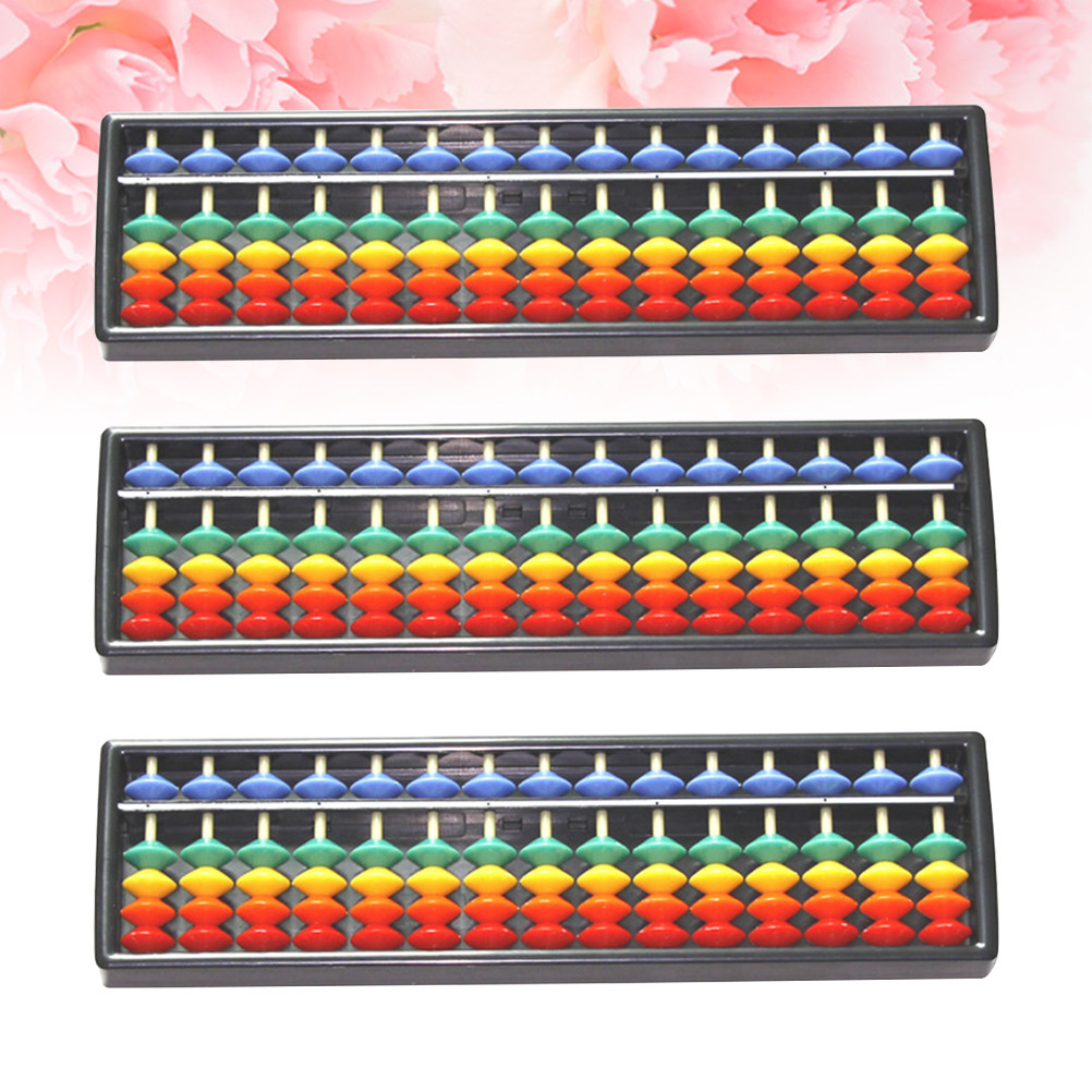 3 stuks plastic rekenrek met 1 - Kids Education Calculator recensie en prijs