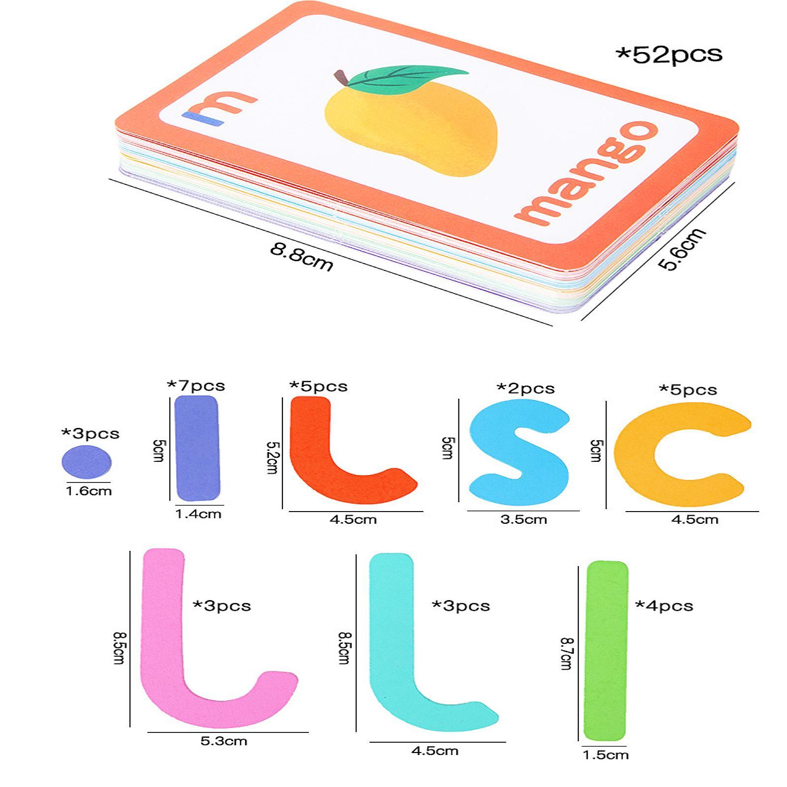 Alfabet-flashcards speelgoed v - Kids Education Words recensie en prijs