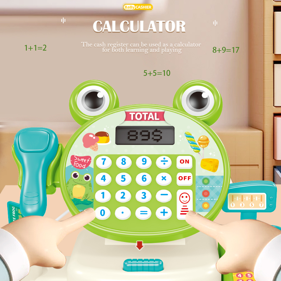 Kassa-speelgoed voor kinderen, - Kids Education Calculator recensie en prijs