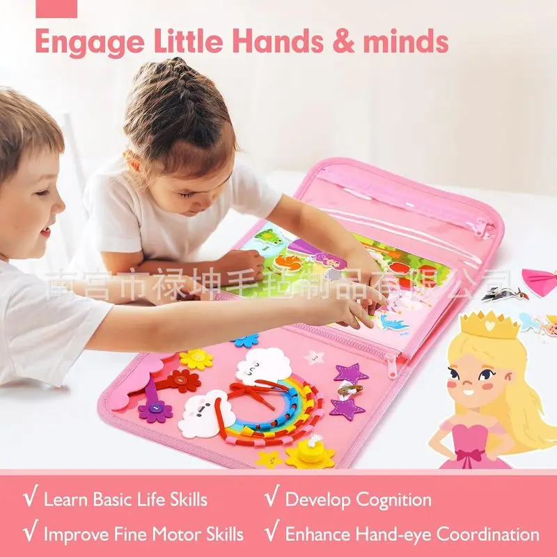 Princess Montessori Vilt Drukd - Kids Education Learning recensie en prijs