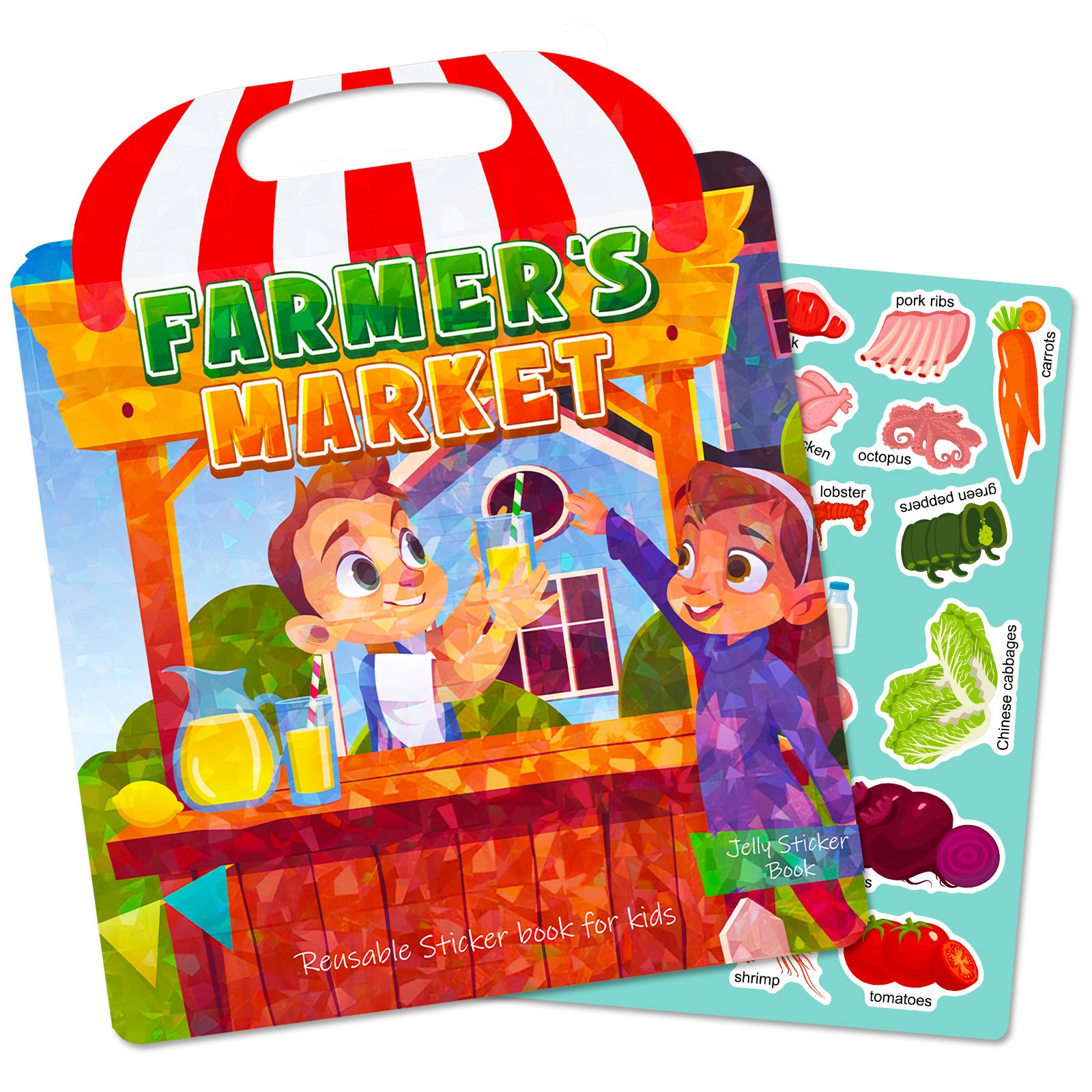 Boermarkt Thema Jelly Stickers - Kids Education News recensie en prijs